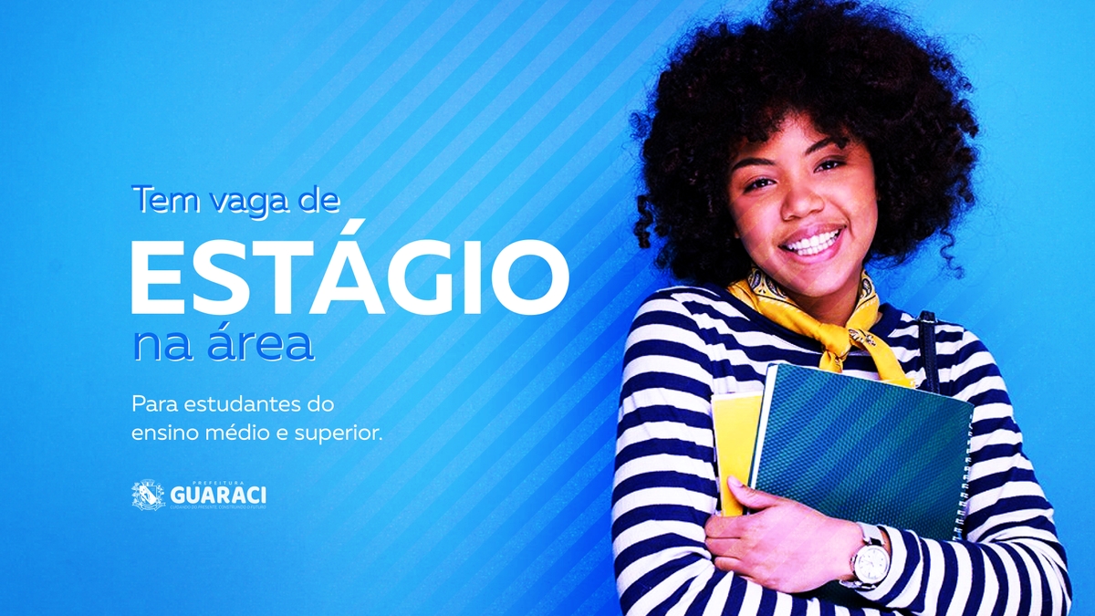 Foto para a postagem TEM VAGA DE ESTÁGIO!