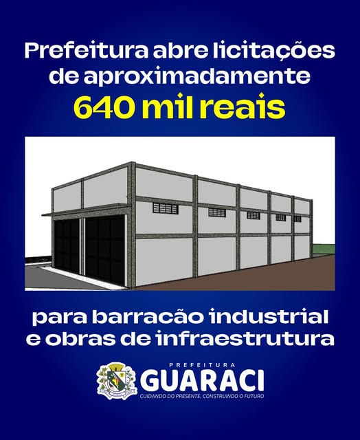 Foto para a postagem Investimentos da ordem de R$ 639.419,00 para obras estruturais no município.