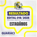 EDITAL Nº 018/2025 – A Comissão de Avaliação, torna público o resultado do PSS